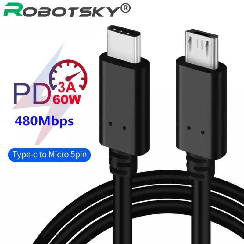 Jual Robotsky Speedy Type C To Micro Usb Cable Cm Cm Cm Quick