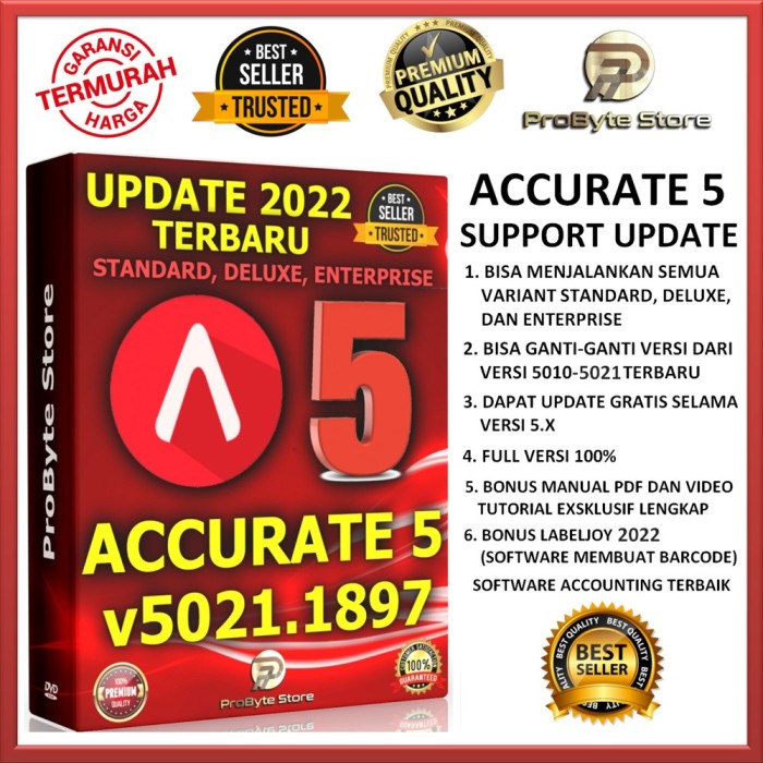 Jual ACCURATE 5 Software Akuntansi Versi Terbaru Full Version Update