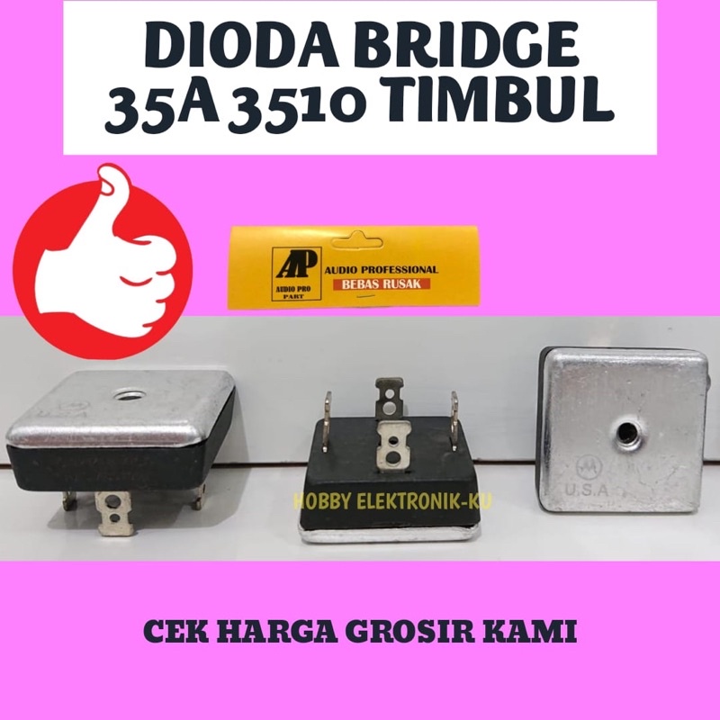 Jual DIODA BRIDGE KIPROK 35A 3510 TIMBUL | Shopee Indonesia