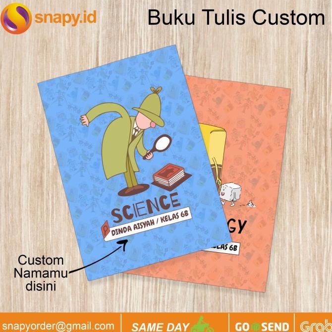 Jual BUKU TULIS SEKOLAH CUSTOM snapy90 Ayo Beli | Shopee Indonesia