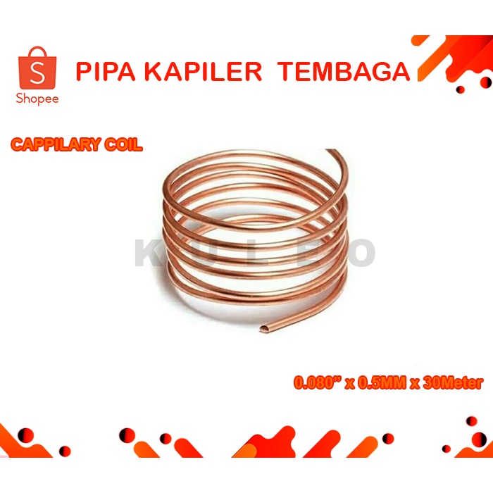 Jual Pipa Kapiler Tembaga 0.80
