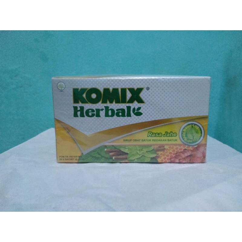 Jual Komix Herbal Rasa Jahe 1 Karton Isi 30 Box 1 Box Isi 6 Sachet