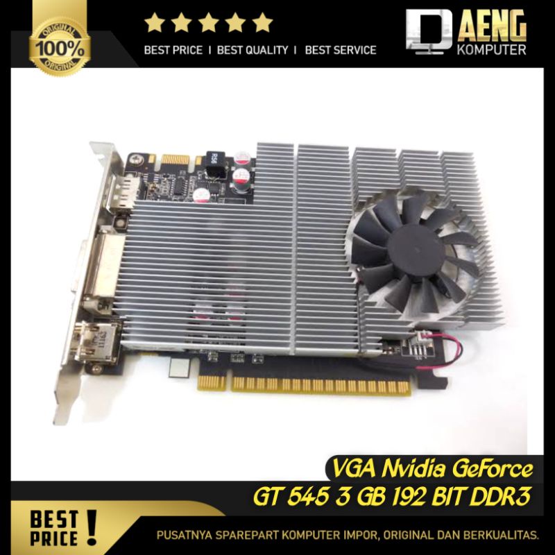 Jual Vga Nvidia GeForce GT 545 3 GB 192 bit ddr3 | Shopee Indonesia