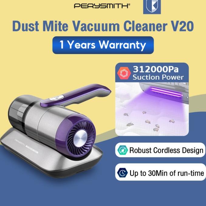 Jual Perysmith Xtreme Series V20 Cordless Dust Mite Vacuum Cleaner