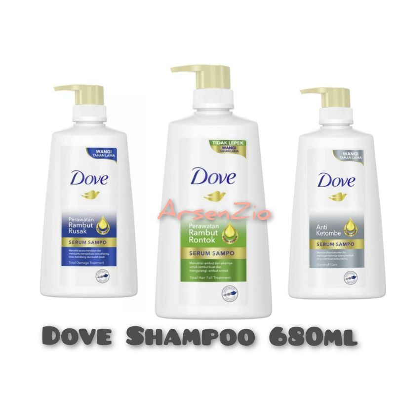 Jual DOVE Shampoo Serum 680ml | Shopee Indonesia