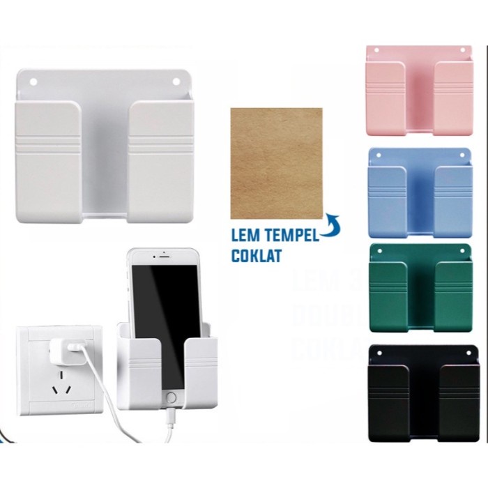 Jual Rak HOLDER HP DINDING / stand holder charging tempel dinding ...