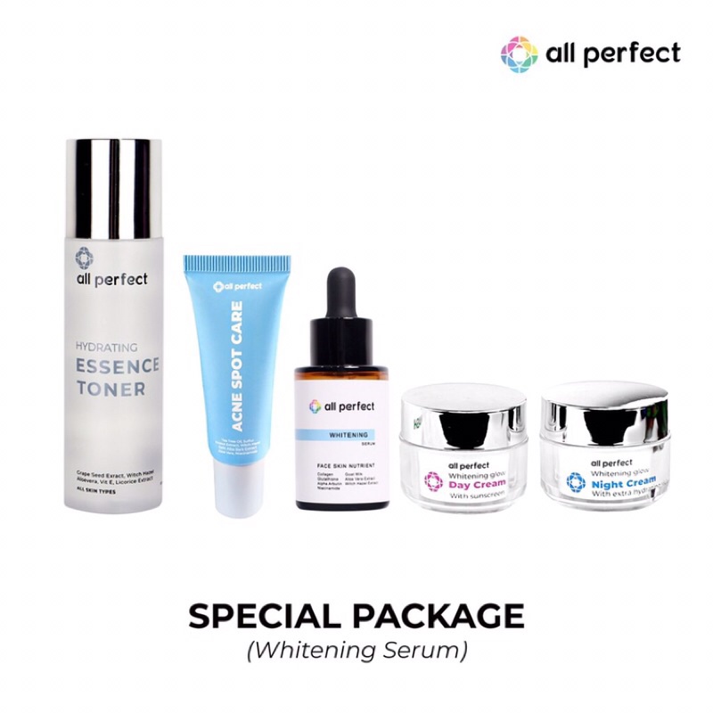 Jual All Perfect Special Package ( Whitening serum / Fresh calming ...