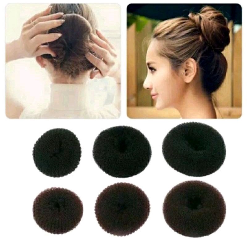 Jual Roll Rambut/Hair Bun/Donat Alat Cepolan/Alat Bikin konde cepol ...