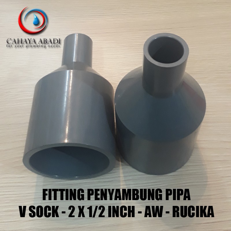 Jual Grosir Fitting Pipa Pvc Vsock X Inch Aw Rucika