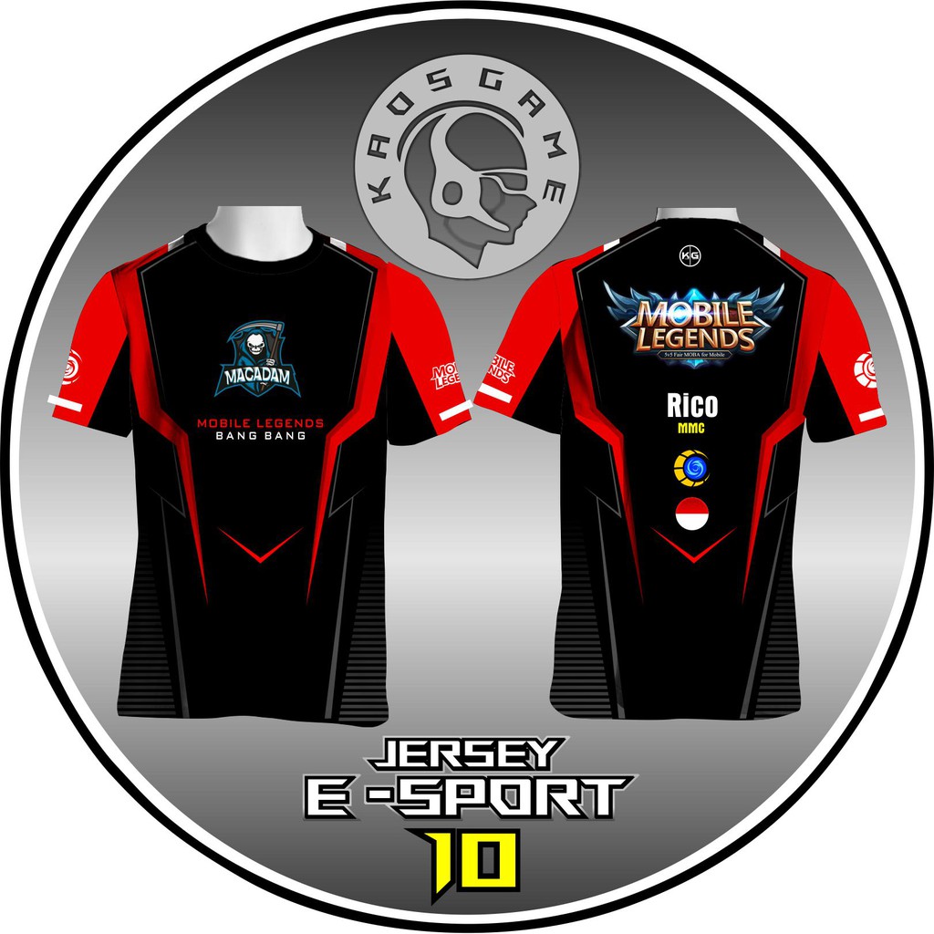 Kaos Esport Polos Baju Esport Ml Baju Polos Esport IJRMST