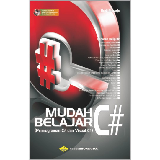 Jual BUKU MUDAH BELAJAR C# PEMROGRAMAN C# DAN VISUAL C# + CD - BUDI ...
