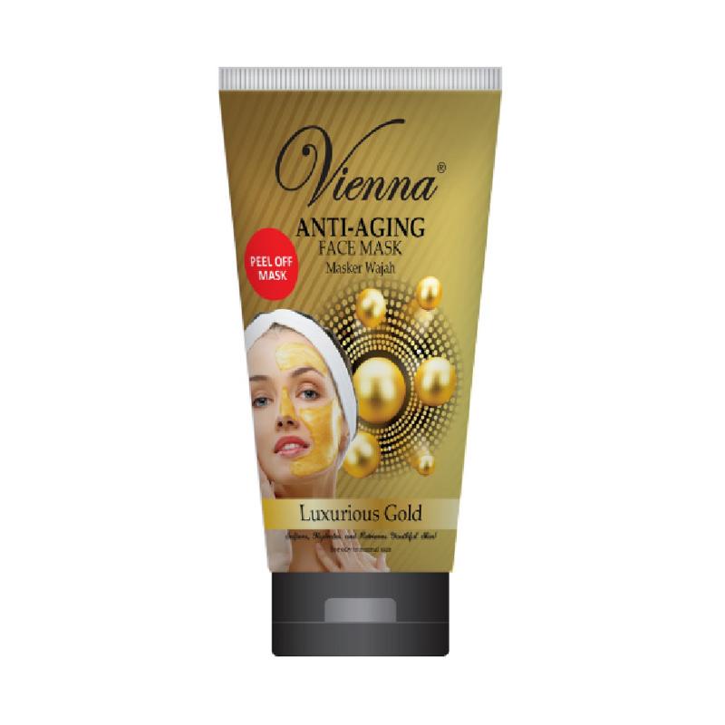 Jual Vienna Anti Aging Face Mask Luxurious Masker Wajah Gold [50 mL
