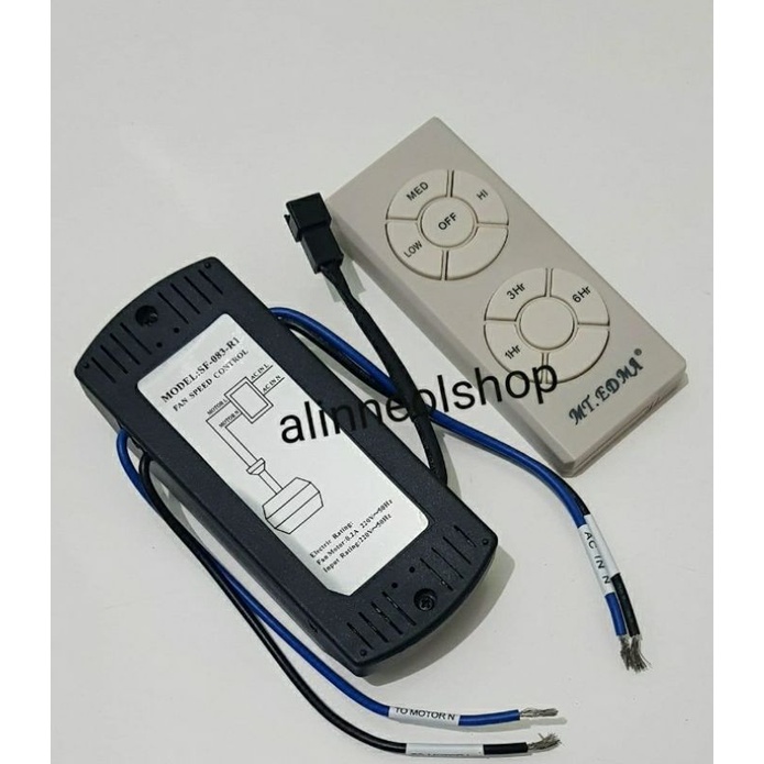 Jual Remote Control 5 + Receiver Kipas MT.Edma ATLAS | Shopee Indonesia