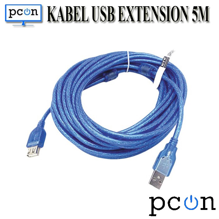 Jual KABEL USB EXTENSION 5 METER | Kabel USB to USB 5M | Shopee Indonesia