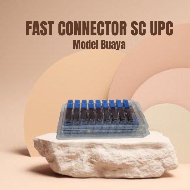 Jual FAST CONNECTOR SC UPC FIBER OPTIK CONNECTOR FTTH (10PCS) | Shopee ...