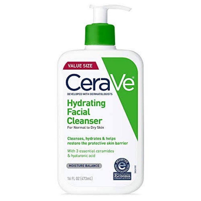 Jual CeraVe Hydrating Cleanser 473ml (Value Size) Shopee Indonesia