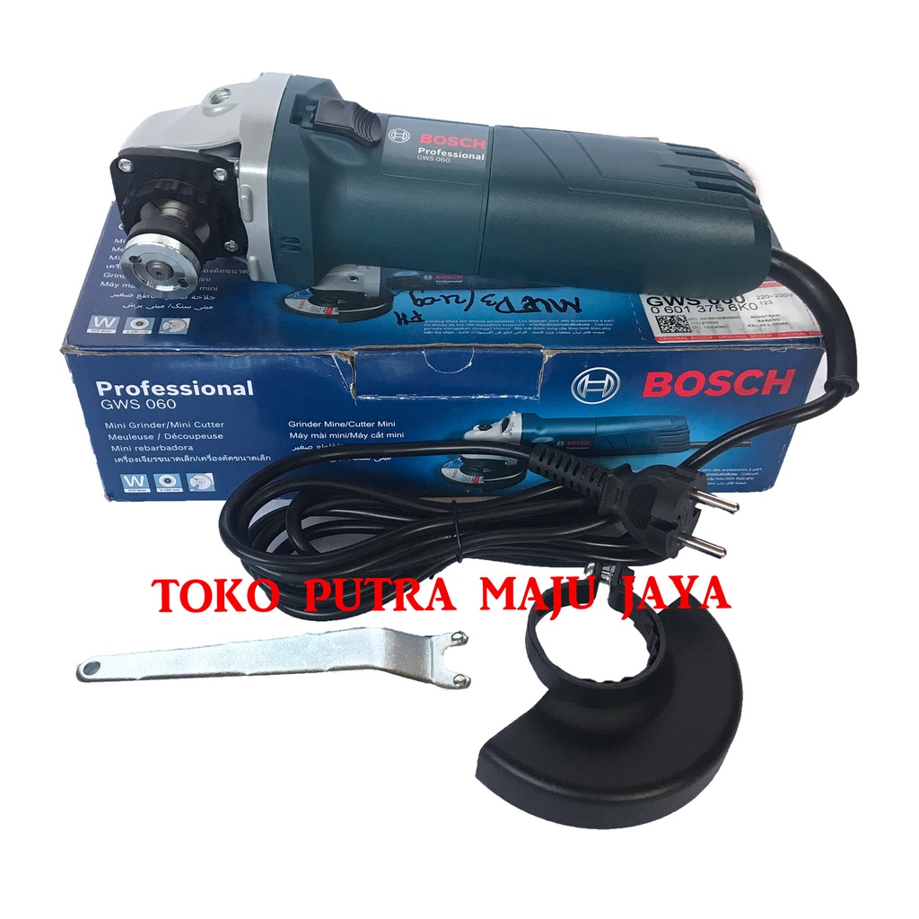 Jual GWS060 MESIN GERINDA GRENDA TANGAN ANGLE GRINDER 4" BOSCH GWS 060 ...