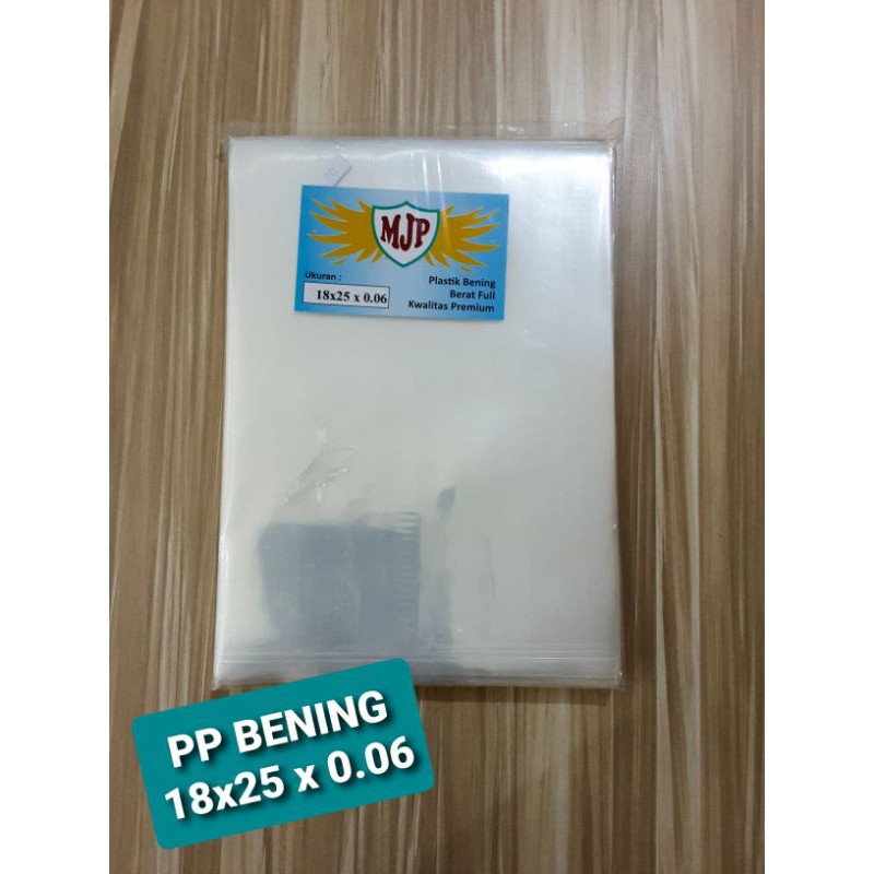 Jual Plastik Pp Bening Tebal Mjp Tebal 006 Uk 12x20 12x25 15x25 15x30 18x25 18x30 20x30 20x35 6860