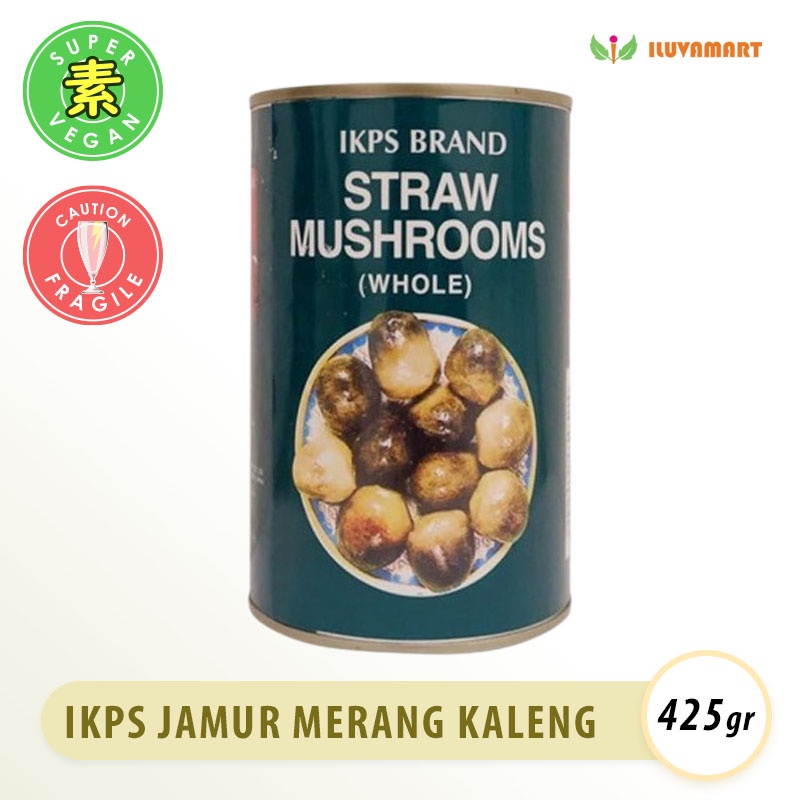 Jual IKPS Jamur Merang / Straw Mushroom Whole / Jamur Kaleng Utuh Dalam