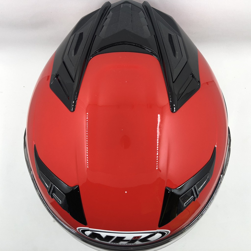 Jual GOYANG HARGA:: Helm NHK GT AVENGER Solid Red Merah Double Visor