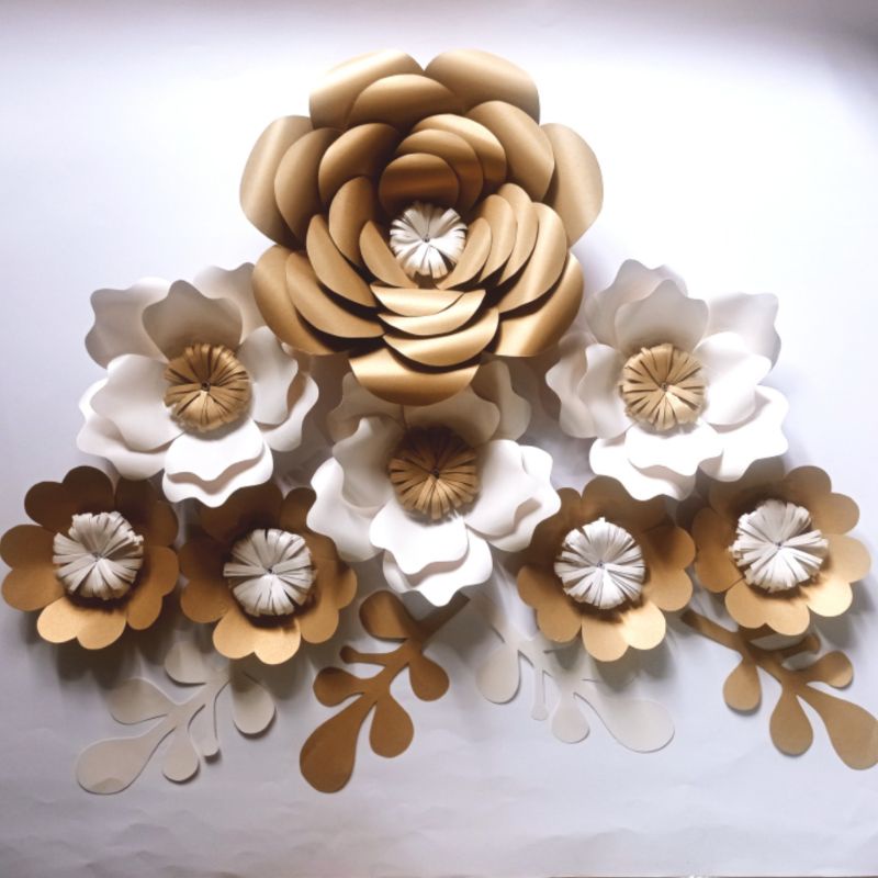 Jual paper flower gold | Shopee Indonesia
