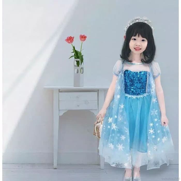 Dress frozen hot sale anak