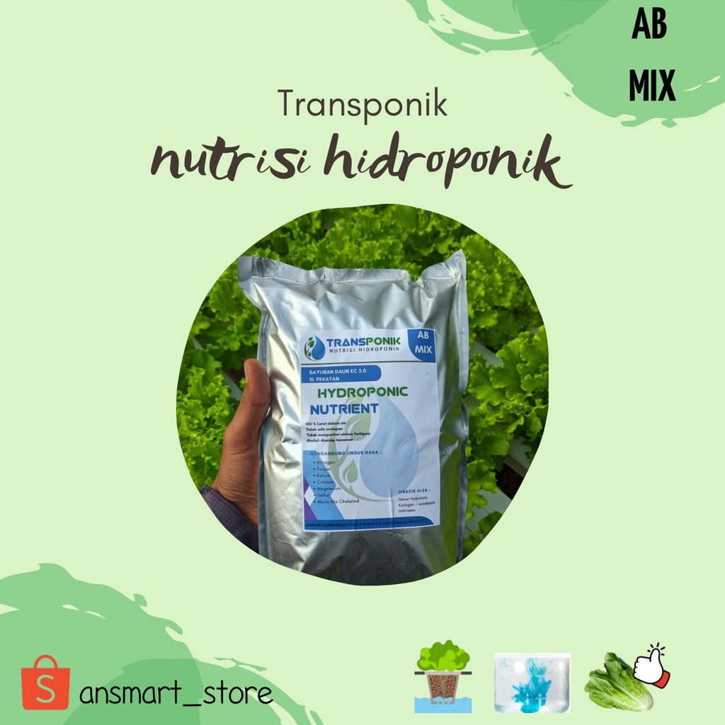 Jual Nutrisi Ab Mix Sayuran Daun Pekatan 5 Liter Pupuk Konvensional ...