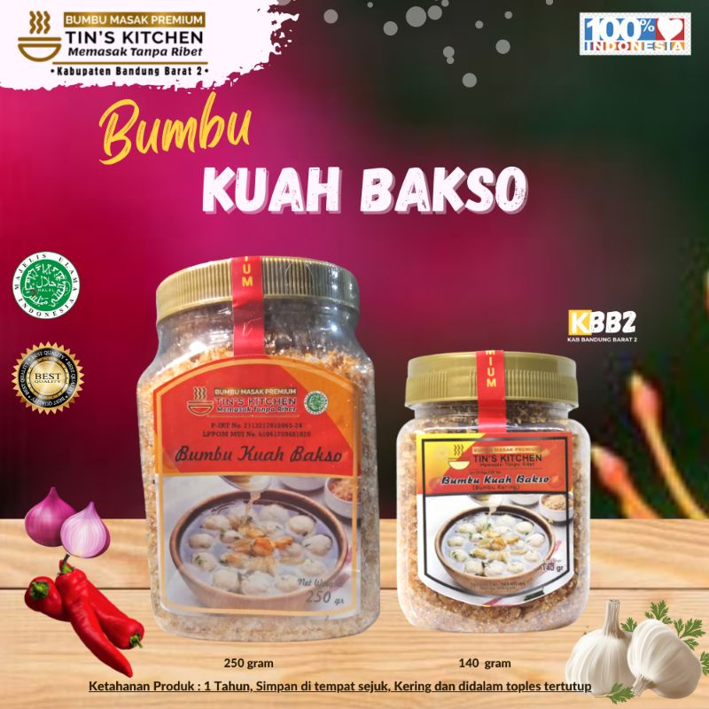 Jual Bumbu Kuah Bakso Baso Special Bumbu Masak Instan Tins Kitchen