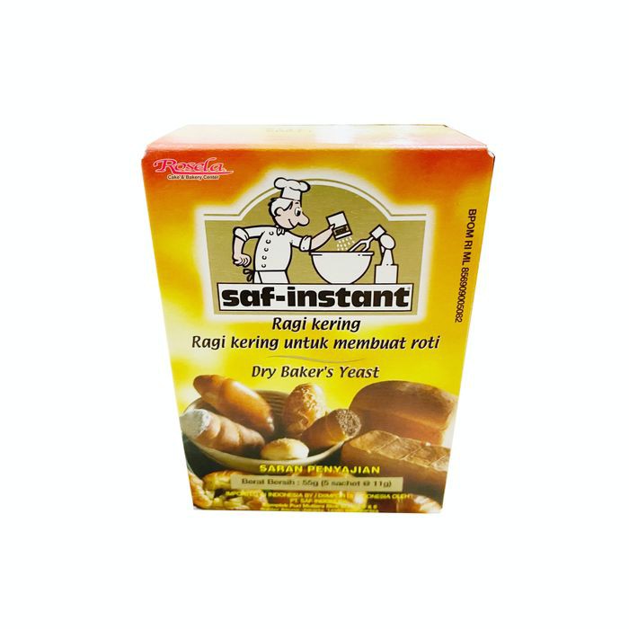 Jual Ragi SAF Instant Ragi Kering 5 x 11 gram Instant Dry Baker Yeast ...