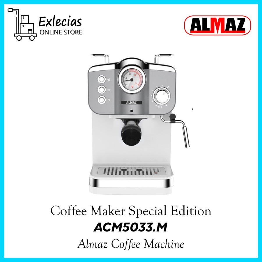 Jual Almaz Espresso Coffee Maker Mesin Kopi Espresso Acm Metallic White Special Edition With