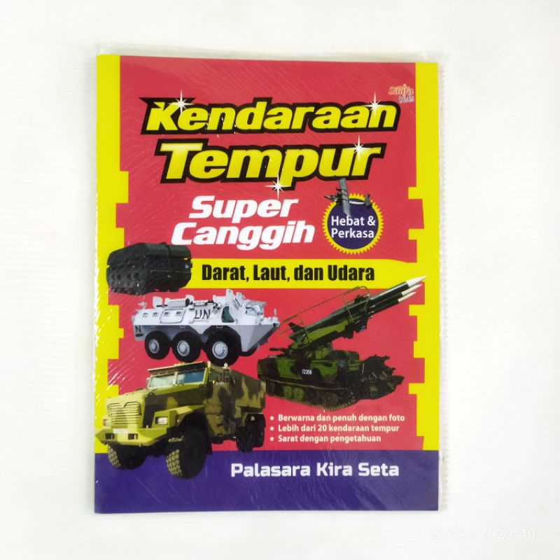 Jual Buku Pengetahuan Anak Kendaraan Tempur Super Canggih Darat, Laut ...