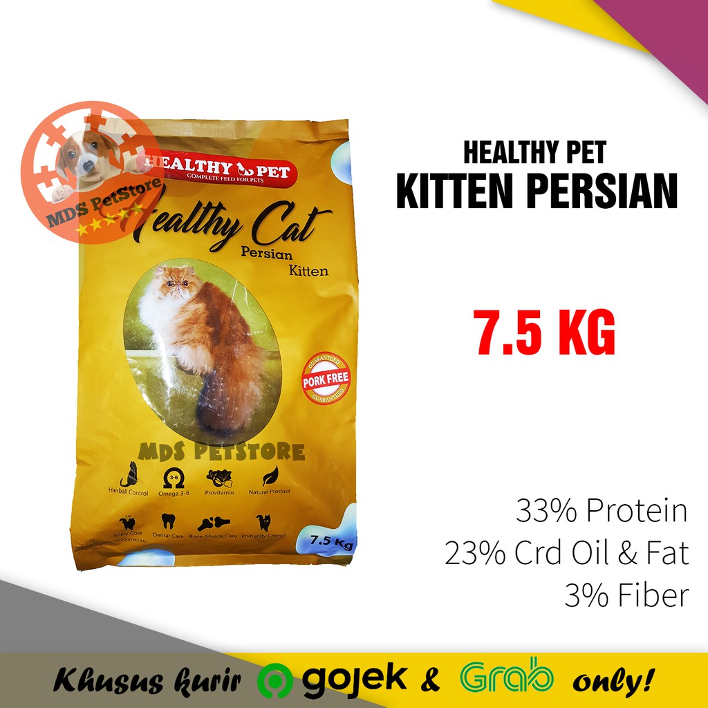 Jual Healthy Pet Kitten Persian Cat 7.5 Kg | makanan anak kucing 7.5kg