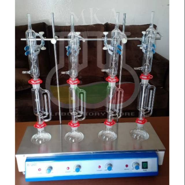 Jual Soxhlet Extraction Unit 4 Set Plus Heating Mantle Electrothermal