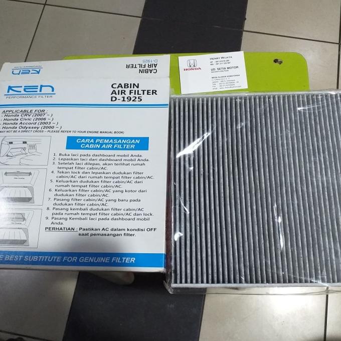 Jual Filter Ac Kabin Honda Crv Gen Gen Gen Civic Accord Odyssey