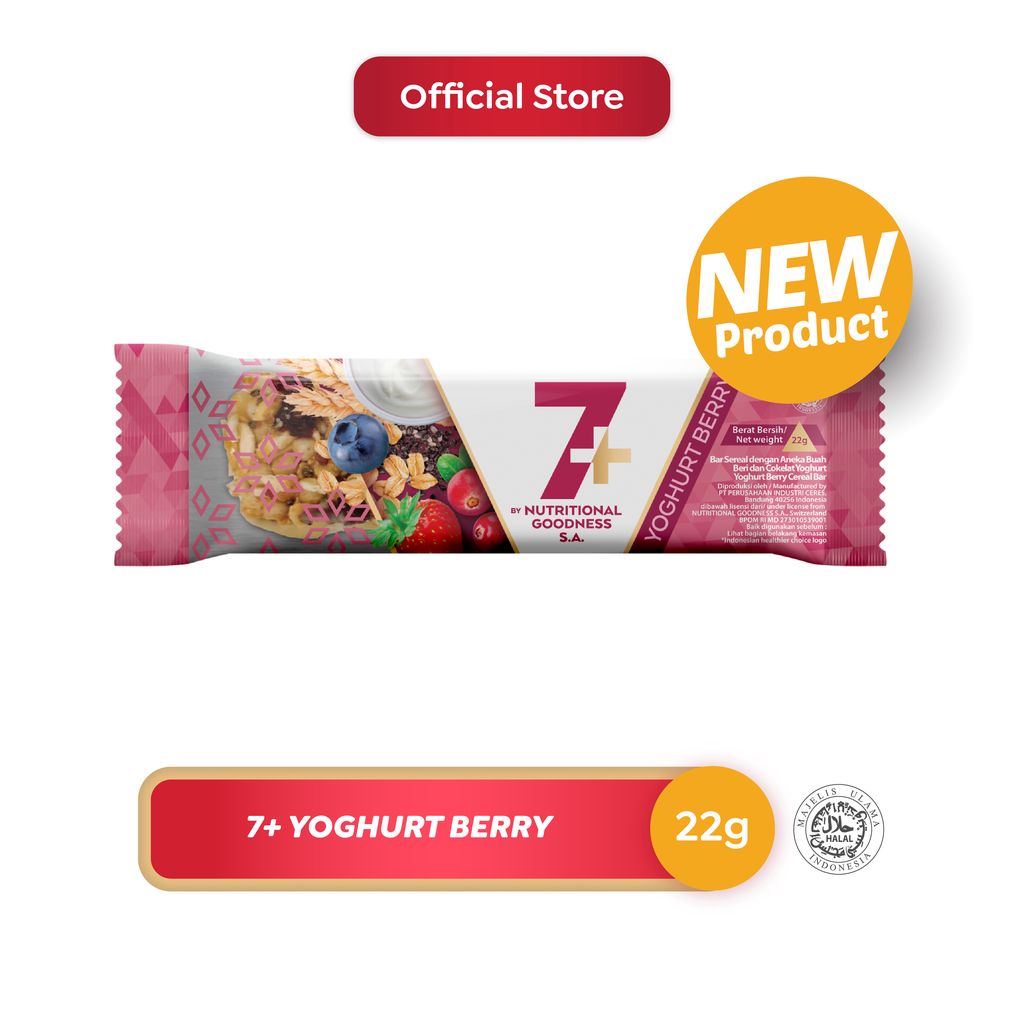 Jual 7+ Cereal Bar Yoghurt Berry 22g Shopee Indonesia