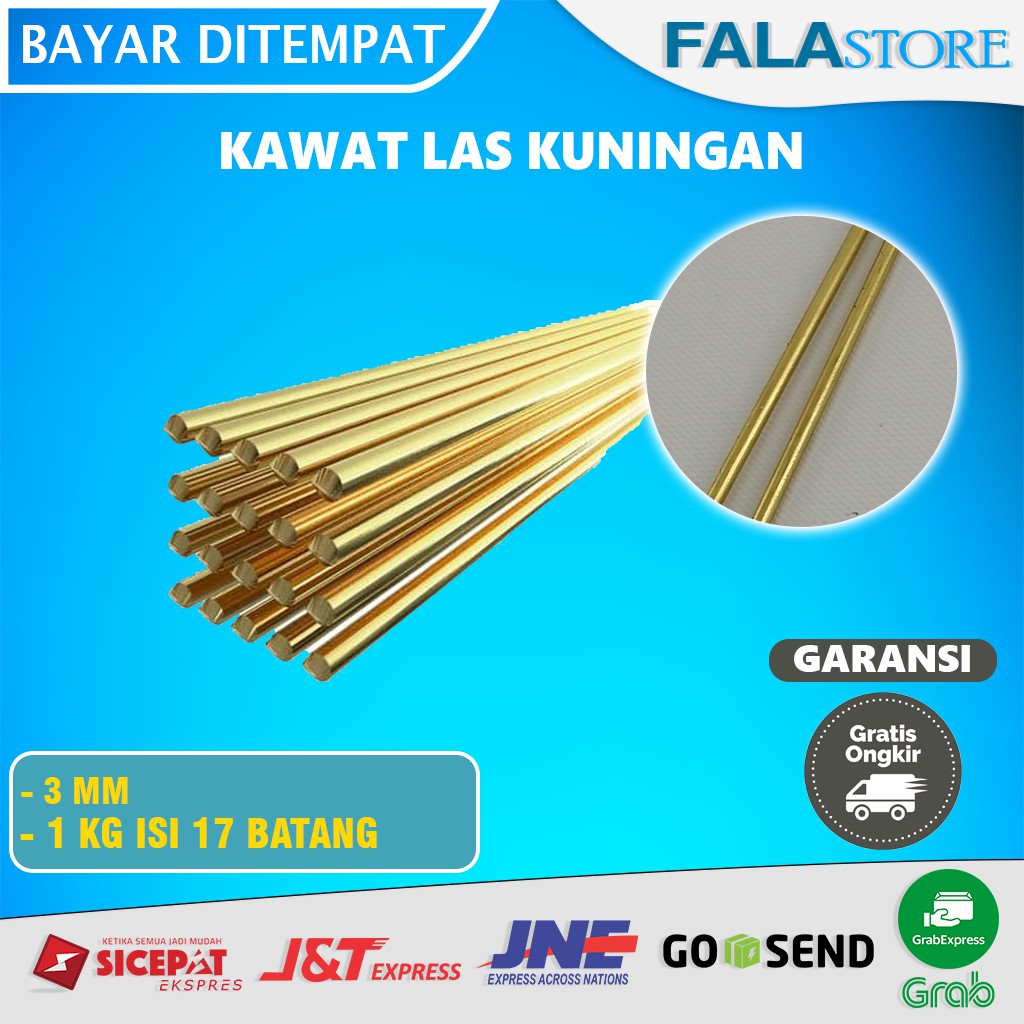 Jual Kawat Las Kuningan Asli Germany Mm Batang Meter Berkualitas