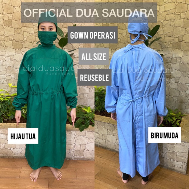 Jual Jubah Operasi Seragam Bedah Surgery Gown Shopee Indonesia