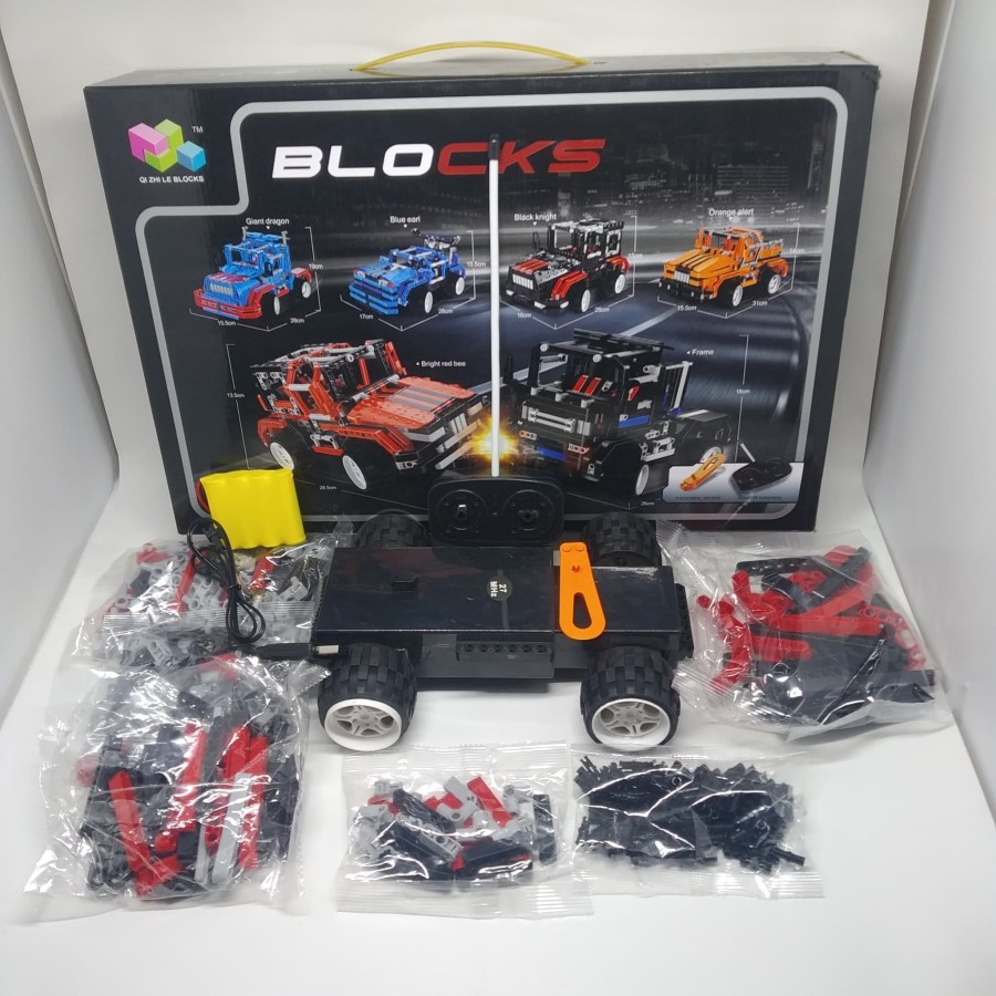 Jual MAINAN LEGO BRICKS RC MOBIL REMOTE CONTROL OFFROAD CAR 438 PCS ...