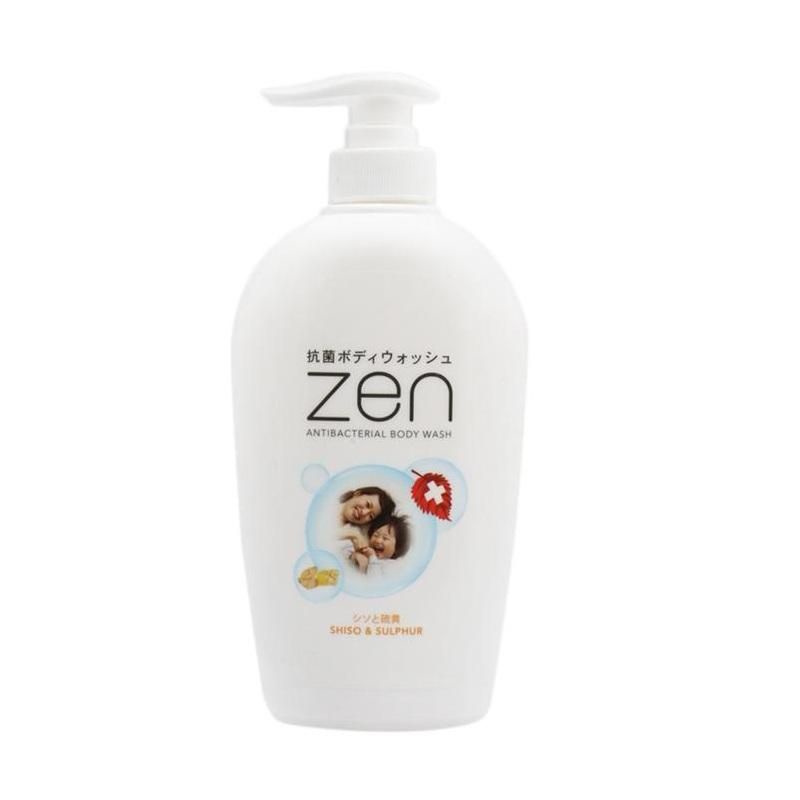 Jual Zen Antibacterial Body Wash Pump 500 Ml 480ml Sabun Cair Botol