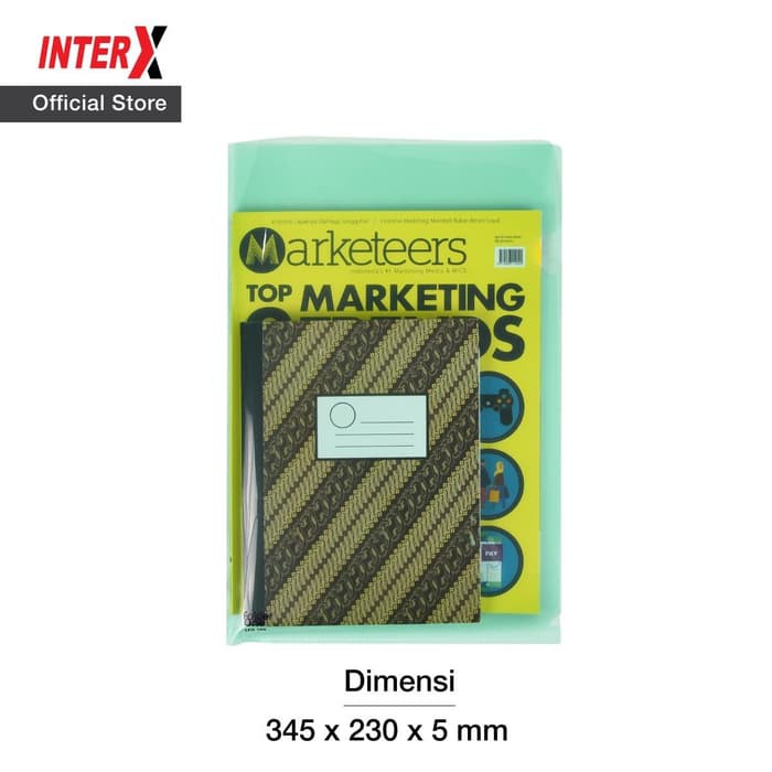 Jual LUSINAN PAK Map L Bening Folio/Map File Bening Warna/Clear Holder ...