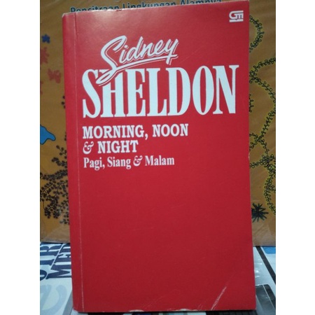 Jual Original bekas Sidney Sheldon morning noon dan night pagi siang