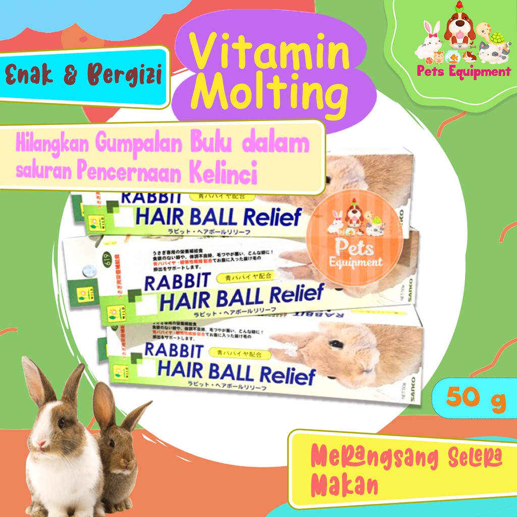 Jual SANKO RABBIT HAIR BALL RELIEF / VITAMIN PELANCAR PENCERNAAN ...