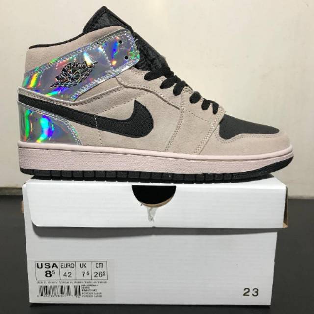 nike air jordan 1 mid iridescent