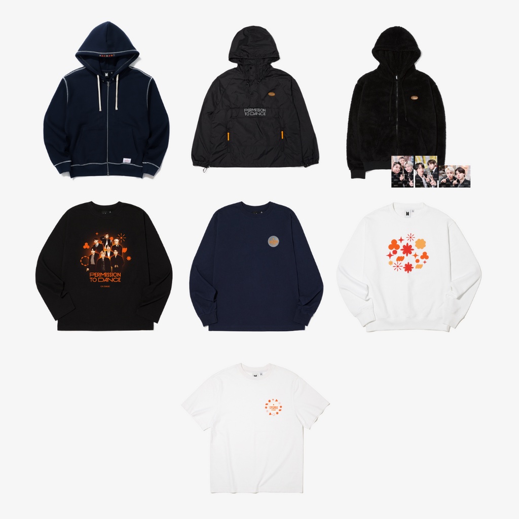 アイドル BTS PERMISSION TO DANCE 3M LOGO ANORAK BTS 2021 PERMISSION TO DANCE ロゴアノラック黒 BTS PTD ON