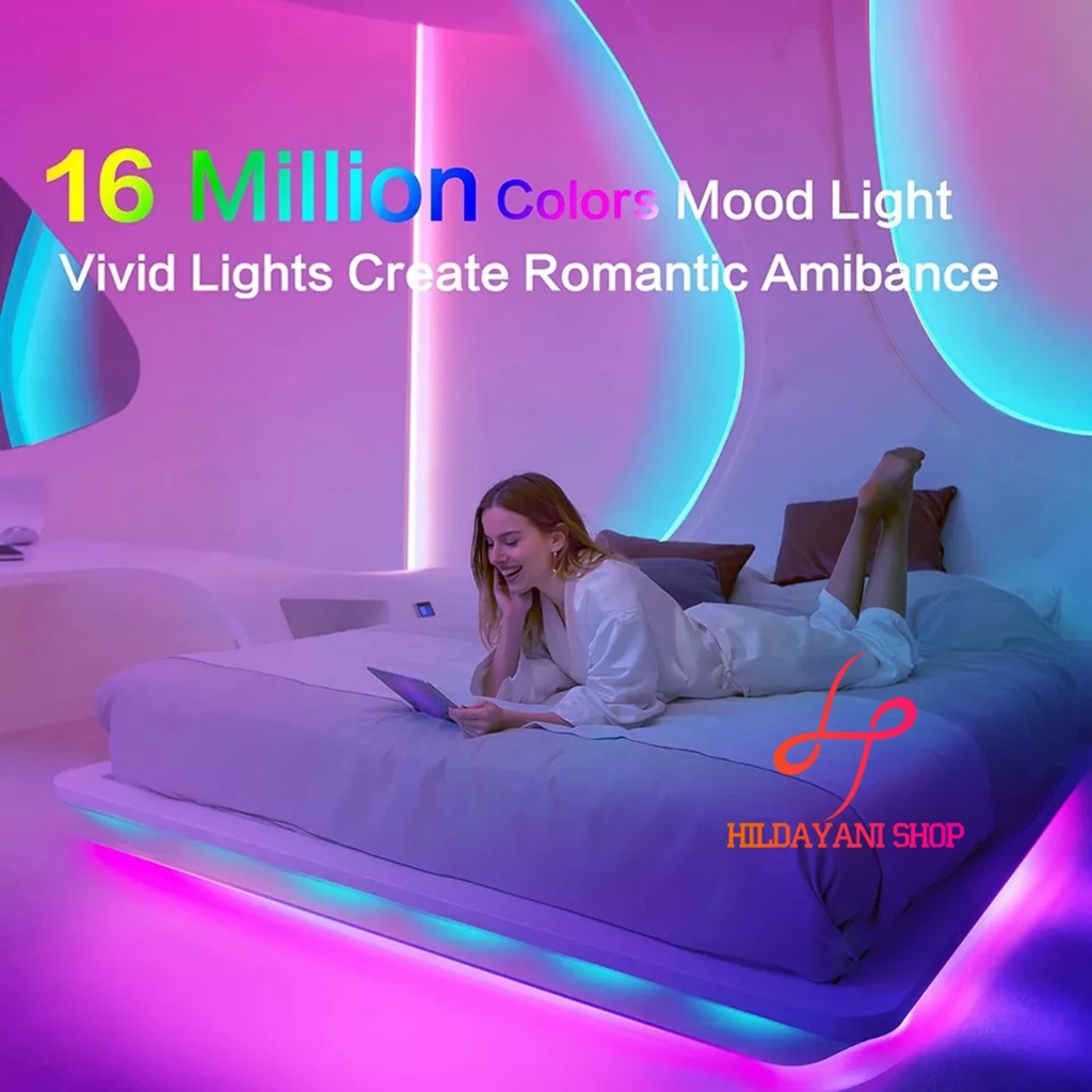 Jual Lampu Tidur Aesthetic Dinding Rumah Minimalis Led Strip Lamp