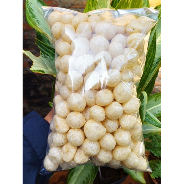 Jual cimol kering-endog lewo 250gram rasa original dan pedas-emplod ...