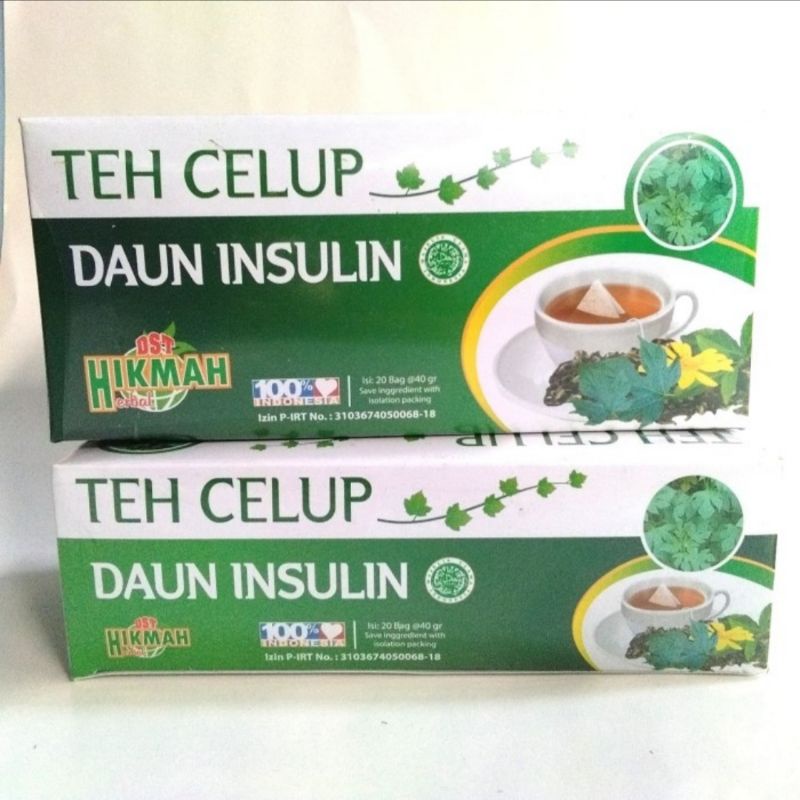 Teh Celup Daun Insulin Teh Kesehatan Herbal Diabetes