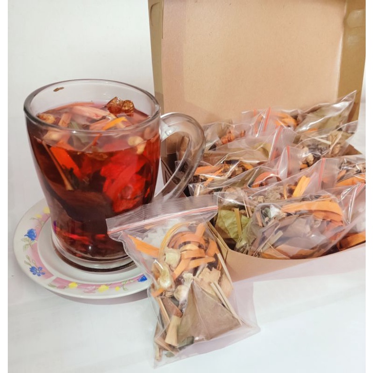 Jual Wedang Uwuh Jandp Herbal Jahe Plus Gula Batu Premium Kemasan Besar Isi 10 Saset Shopee 9391