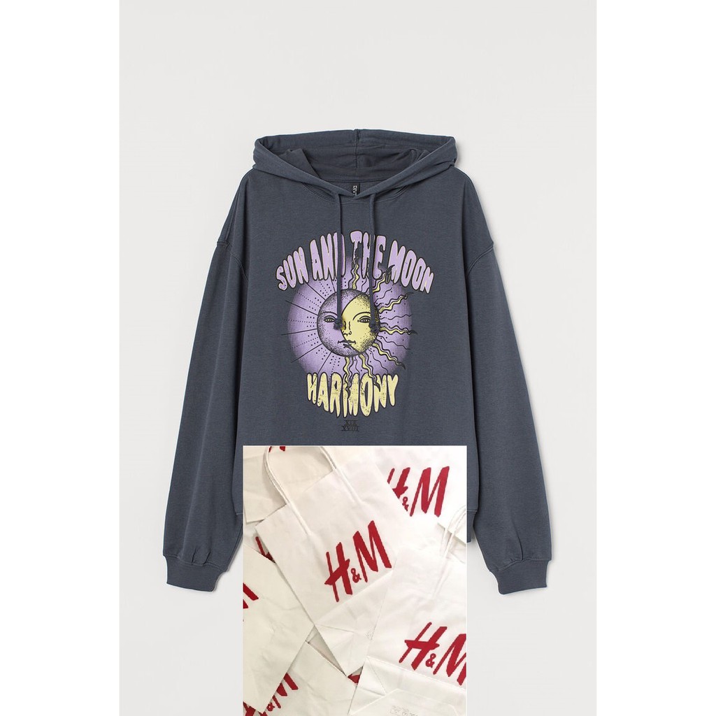 H&m sun and moon hoodie hotsell