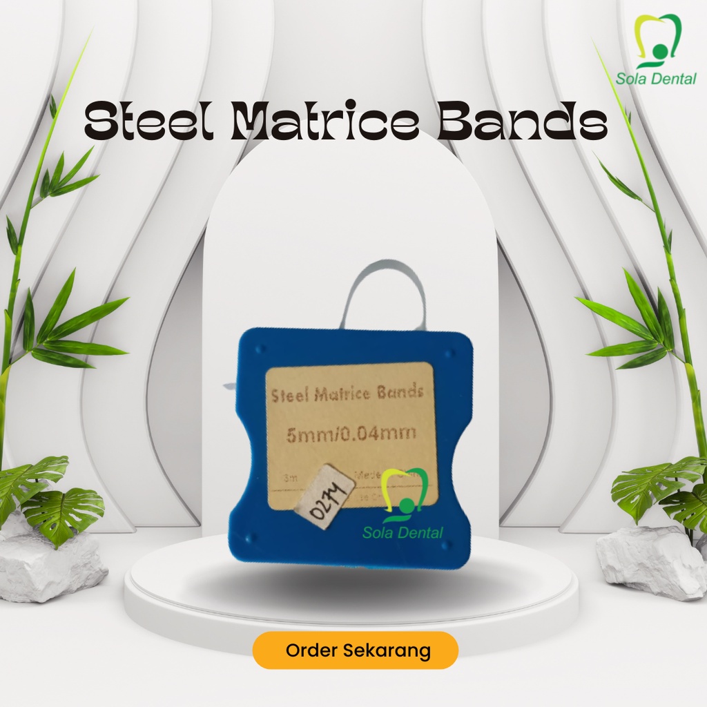 Jual Dental Matrix band Matriks sectional steel matrice band / Dental ...